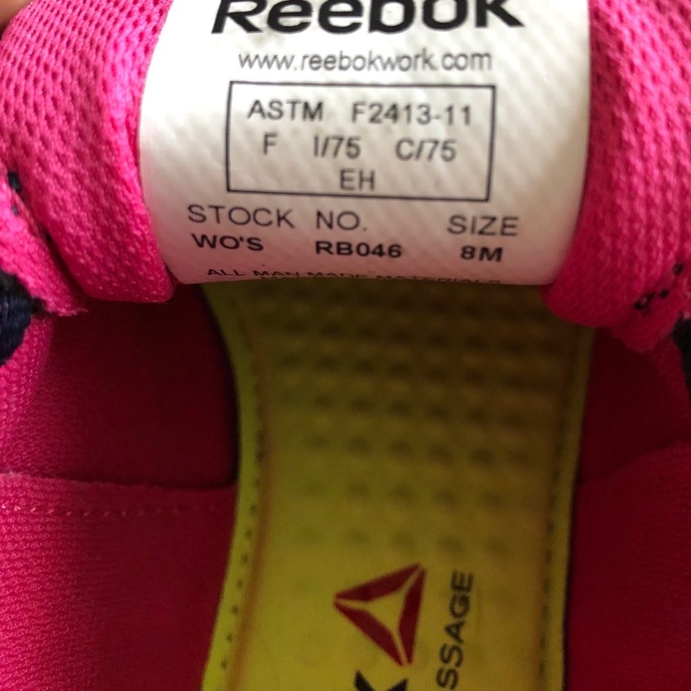 Reebok steel toe work shoes